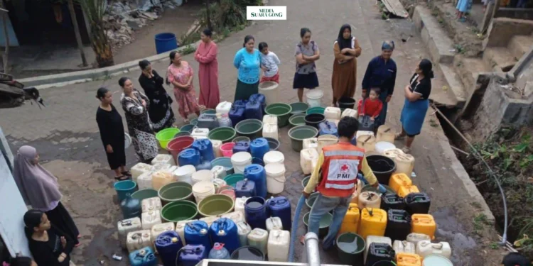 delapan desa di Kabupaten Malang mengalami kekurangan air bersih