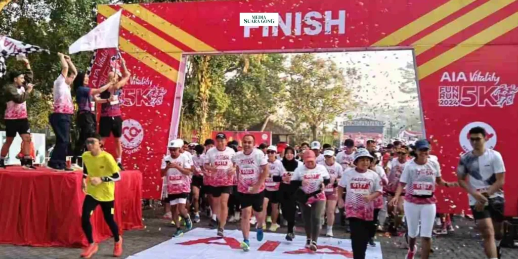 PT AIA Financial (AIA) sukses menggelar AIA Vitality Fun Run di Taman Indie Araya, yang dihadiri oleh sekitar 650 peserta