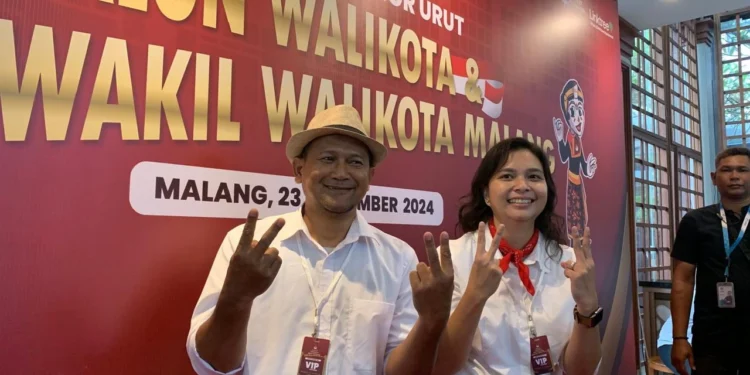 Pasangan Calon Heri Cahyono dan Ganis Rumpoko mendapat nomor urut 2 dalam Pilkada Kota Malang tahun 2024. Harapan Baru Untuk Kota Malang