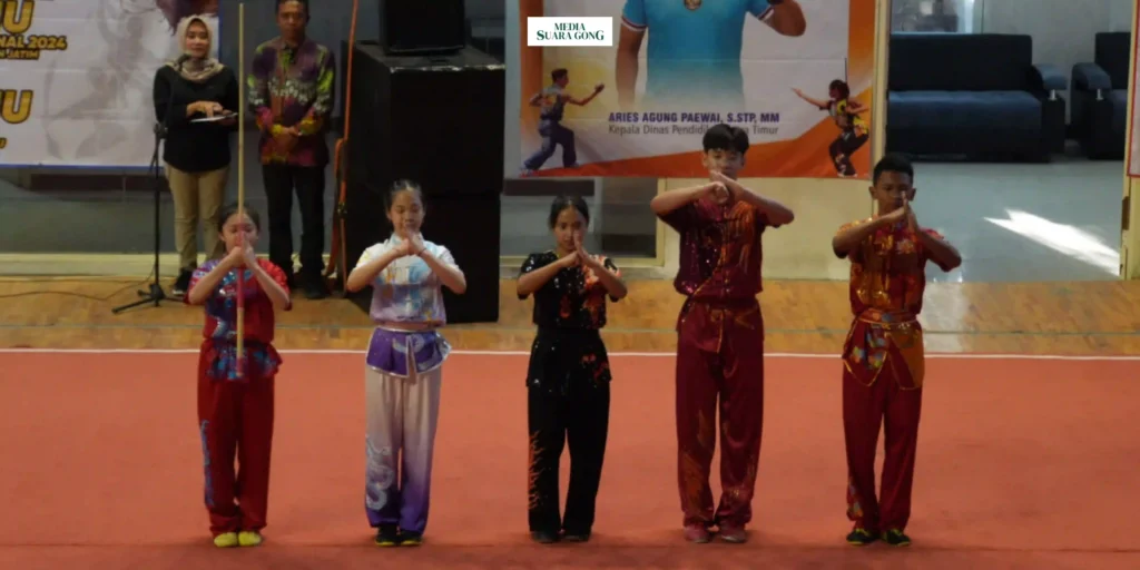 Kejuaraan Wushu yang diselenggarakan 10-13 Oktober 2024 di GOR Gajahmada Kota Batu ini Nampak membludak. Terdapat 1159 Peserta