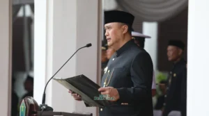 Pj. Walikota Malang Dukung Peningkatan Prestasi Jatim di Upacara Hari Jadi ke-79 (Media Suaragong)