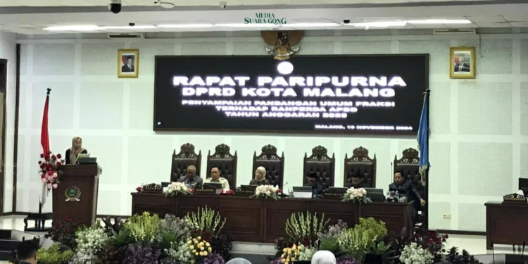 DPRD Kota Malang menggelar Rapat Paripurna, Bahas persiapan Kota Malang sebagai tuan rumah Pekan Olahraga Provinsi (Porprov) Jawa Timur 2025.