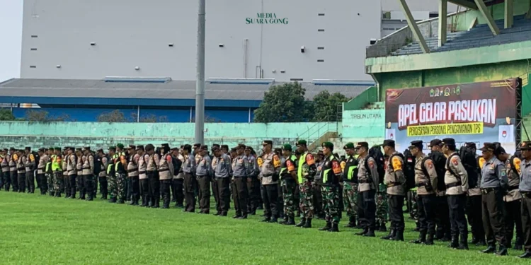 Apel Siaga Pasukan Pengamanan Pilkada Kota Malang